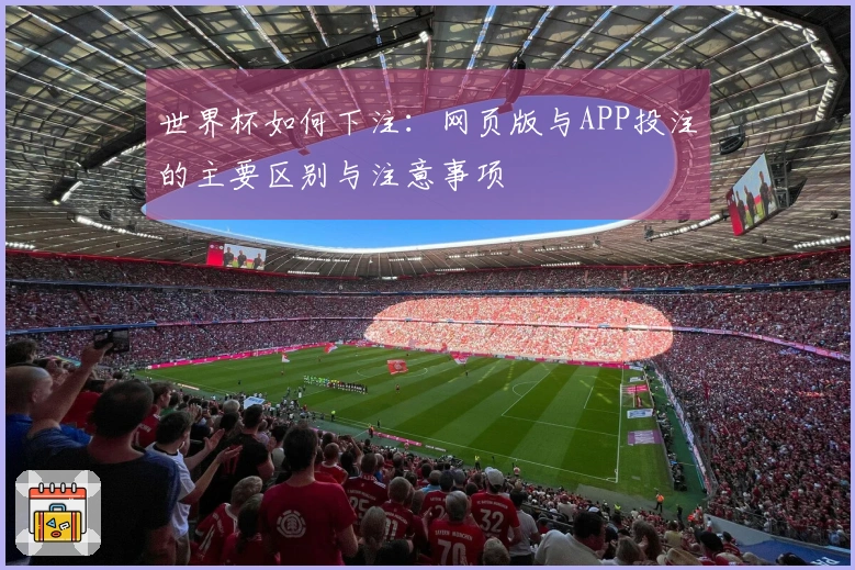 世界杯如何下注：网页版与APP投注的主要区别与注意事项